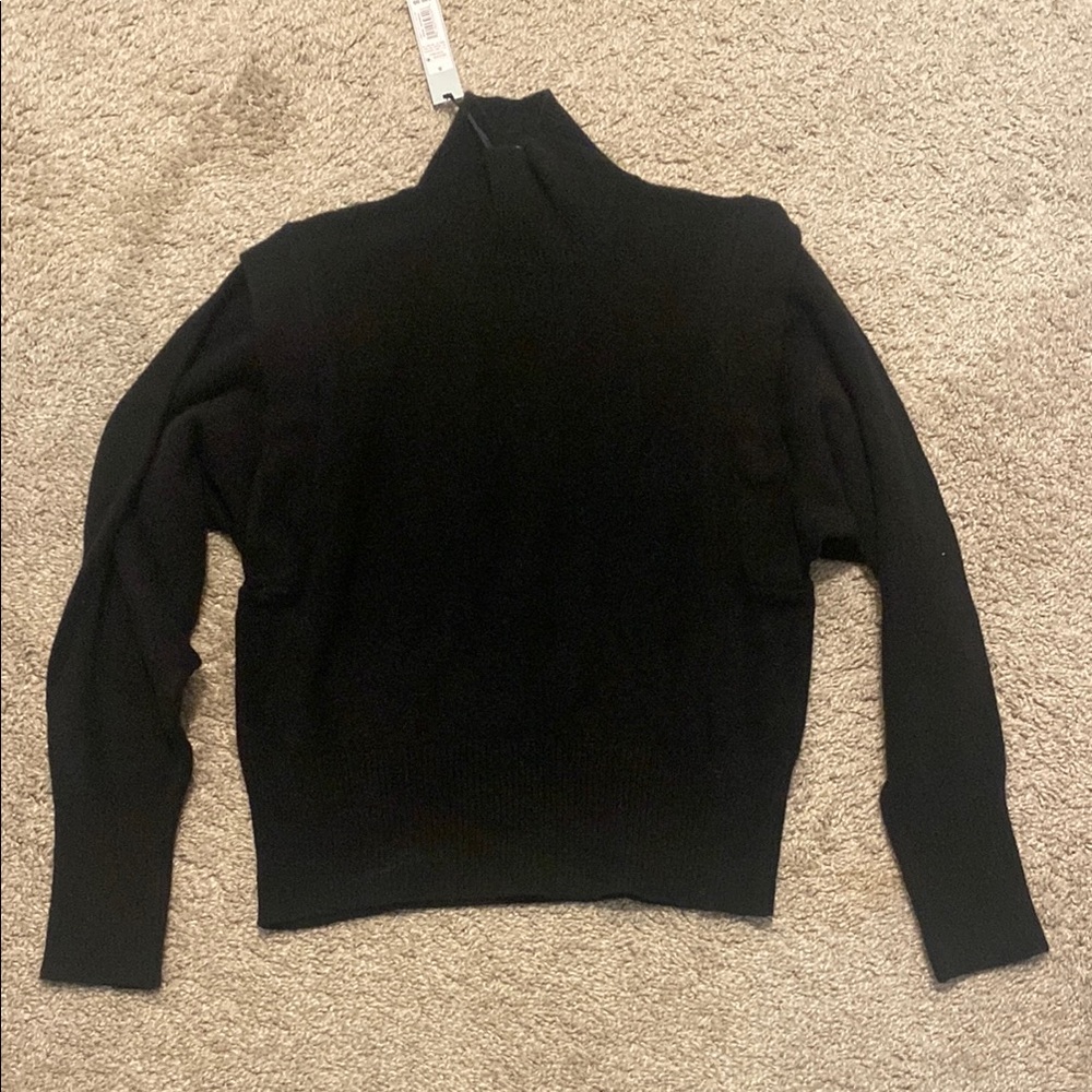 Black Turtleneck Sweater